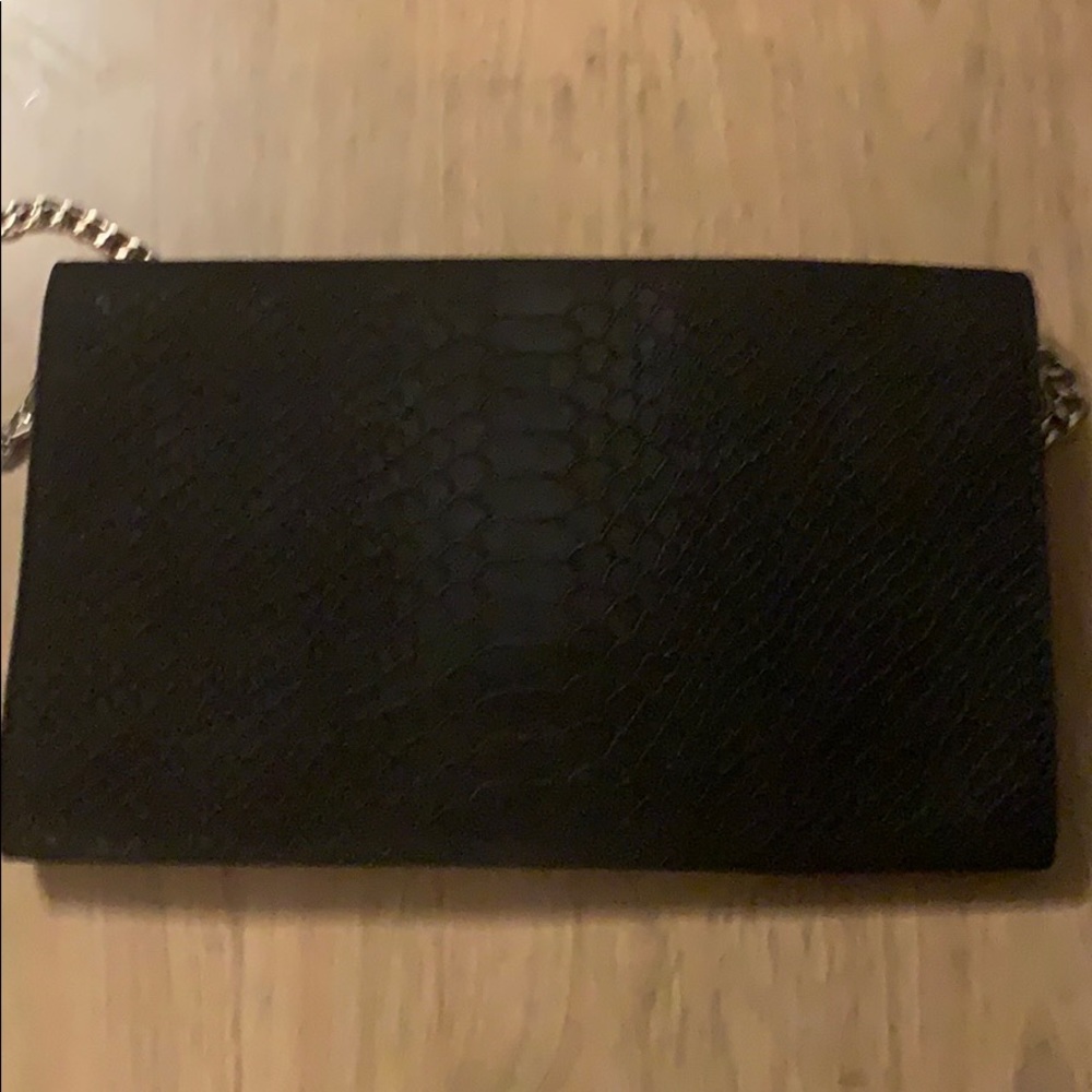 Black cross body bag.. really cute for going out!